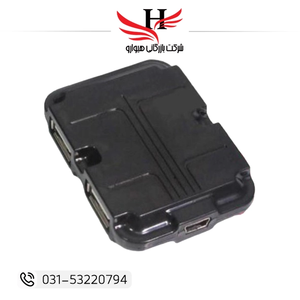 هاب سیم دار ایکس پی 4 پورت مدل XP-807 مناسب افزایش تعداد پورت USB لپ تاپ و کامپیوتر